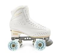 L'Estel Skates - Stivali Edea Fenicottero Freedom+Basi Roll-Line Dance+Ruote Ice - Pattinaggio Artistico Ruote (270/40,5)