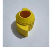 L'estensione trasparente per manopole delle porte offre una leva e un controllo extra nelle aree in cui lo spazio è limitato (giallo)