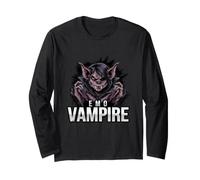 L'estetica del Vampiro Emo Maglia a Manica