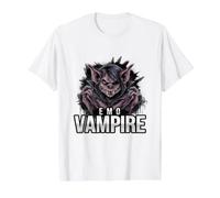 L'estetica del Vampiro Emo Maglietta con Stampa Grafica Economica