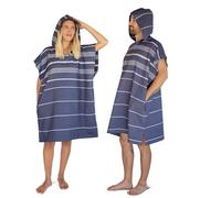 LeStoff Poncho surf adulto, 100% cotone bio, Blu scuro, M/L