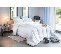 Lestra Blanrêve - Trapunta Comfort - Temperata - per Letto Matrimoniale - Morbida Fibra Sintetica - Facile Manutenzione - 240 x 220 cm - Bianco