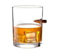 lesulety Bicchieri Rum Bicchieri Amaro Particolari Bicchieri per Grappa Vetro Proiettile Bicchieri Acqua Vetro Bicchieri da Amaro Bicchiere Whisky Regali Particolari,C