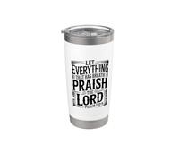 Let Everything That Has Breath Praise The Lord Bicchiere termico in acciaio inox doppia parete