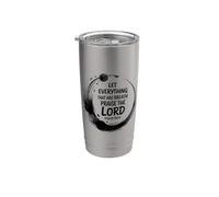 Let Everything That Has Breath Praise The Lord Bicchiere termico in acciaio inox doppia parete