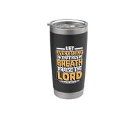 Let Everything That Has Breath Praise The Lord Bicchiere termico in acciaio inox doppia parete
