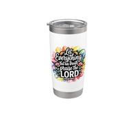 Let Everything That Has Breath Praise The Lord Bicchiere termico in acciaio inox doppia parete