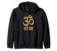 Let Go Om Simbolo Inspiring Spiritual Buddhism Felpa con Cappuccio