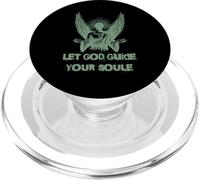 Let God Guide Your Soul Angelo Ali Dorate Mistico PopSockets PopGrip per MagSafe