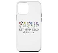 Let God Lead Matthew 19:26 God Quote All Things Are Possible Custodia per iPhone 12 mini