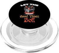 Let Good Times Bollire Gamberi Gamberi Mardi Gras Donne Uomini PopSockets PopGrip per MagSafe