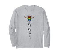 Let It Bee - Api Dolci Disegnate a Mano da Apicoltore Maglia a Manica