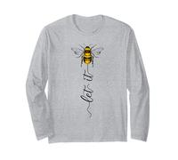 Let It Bee - Api Dolci Disegnate a Mano da Apicoltore Maglia a Manica