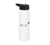 Let It Bee - Api dolci disegnate a mano da apicoltore Stainless Steel Insulated Water Bottle