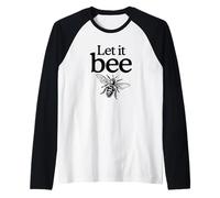 Let it Bee Apicoltore Maglia con Maniche Raglan