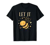 Let It Bee Divertente Gioco di Parole con api Carine Maglietta
