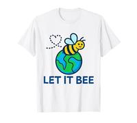 Let it Bee Earth Day Divertente Salvare Il Pianeta Amante delle api Maglietta