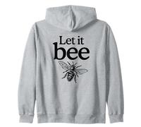 Let it Bee (Nero) Apicoltore Felpa con Cappuccio