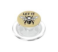 Let it Bee Sign,Be Kind Queen Bee Lovers Bee Kind Bee Design PopSockets PopGrip per MagSafe