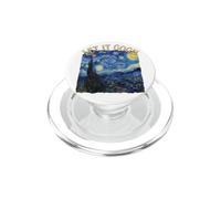 Let It Gogh Notte Stellata Pittura Belle Arti Gioco di parole PopSockets PopGrip per MagSafe