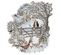 Let It Snow - Biglietto di auguri di Natale pop-up 3D