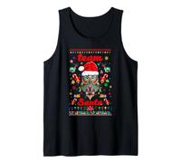 Let It Snow Cool Christmas Night Owl Team Santa Illustration Canotta