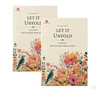 Let It Unfold Journal, diario guidato di 15 settimane per la salute mentale e la consapevolezza per la guarigione emotiva, cartella di lavoro ACT Therapy, quaderno con copertina rigida per gratitudine