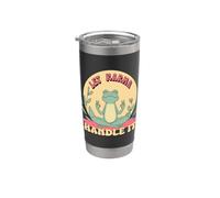 Let Karma Handle It Frog Toad Yoga Regalo Uomini Donne Bambini Bicchiere termico in acciaio inox doppia parete