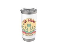 Let Karma Handle It Frog Toad Yoga Regalo Uomini Donne Bambini Bicchiere termico in acciaio inox doppia parete