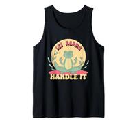 Let Karma Handle It Frog Toad Yoga Regalo Uomini Donne Bambini Canotta