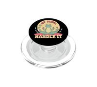 Let Karma Handle It Frog Toad Yoga Regalo Uomini Donne Bambini PopSockets PopGrip per MagSafe