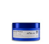 Let Me Be - BTX Capilar Blond Matiz Ultra Maschera, Ricostruttiva, Riduce il volume, Para cabellos rubios grises y decolorados, Elimina el amarilleamiento (250g)