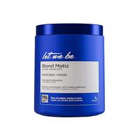 Let Me Be - BTX Capilar Blond Matiz Ultra Maschera, Ricostruttiva, Riduce il volume, Per capelli grigi e biondi decolorati, Elimina l'ingiallimento (1Kg)