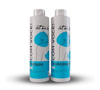 Let Me Be - Kit "With You" Shampoo e Balsamo con Biotina e Vitamina B Complex, Cura Quotidiana, Lucentezza e Morbidezza, Controllo dell'Effetto Frizz con Idratazione Profonda (2x1L)