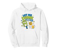 Let Me Dink About It Pickleball Birra Umorismo Felpa con Cappuccio