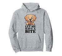 Let Me Have A Bite - Divertente Golden Retriever Cookie Amante Felpa con Cappuccio