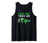 Let Me Take An Elfie Divertente Natale Canotta