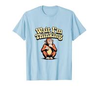 Let Me Think Monkey for People Meme Divertente STO pensando Maglietta