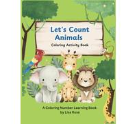 Let’s Count Animals Coloring Activity Book