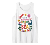 Let’s Explore Under The Sea Cute Ocean Animals Design Canotta