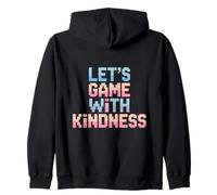 Let’s Game Kindly Pixel Gamer Felpa con Cappuccio