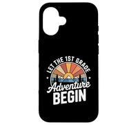 Let the 1st Grade Adventure Begin First Grade Teacher Custodia per iPhone 16