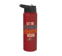 Let The 6th Grade Adventure Begin Sixth Grade Back To School Stainless Steel Insulated Water Bottle