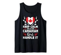 Let The Canadian Girl Handle it Canada Flag Canotta