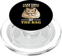 Let The Cat Out Of The Bag Idiom Expression Sarcasm - PopSockets PopGrip per MagSafe