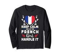 Let The French Girl Handle it France Flag Maglia a Manica