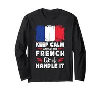 Let The French Girl Handle it France Flag Maglia a Manica