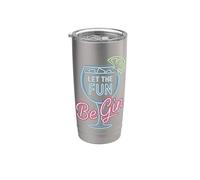 Let The Fun Be Gin & Tonic Amante Cocktail Aperitivo Gin Bicchiere termico in acciaio inox doppia parete