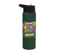 Let the games Begin Field Day Stainless Steel Insulated Water Bottle