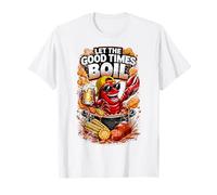 Let The Good Times Bollire Crawfish Party Divertente Maglietta